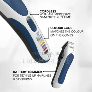 Wahl Cordless Hair Clipper - Blue and White