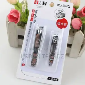 2pcs Nail Cutter Clipper Trimmer Manicure Keyholder