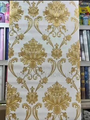 Gold Shop and Home Wall Stickers Per Square Meter.