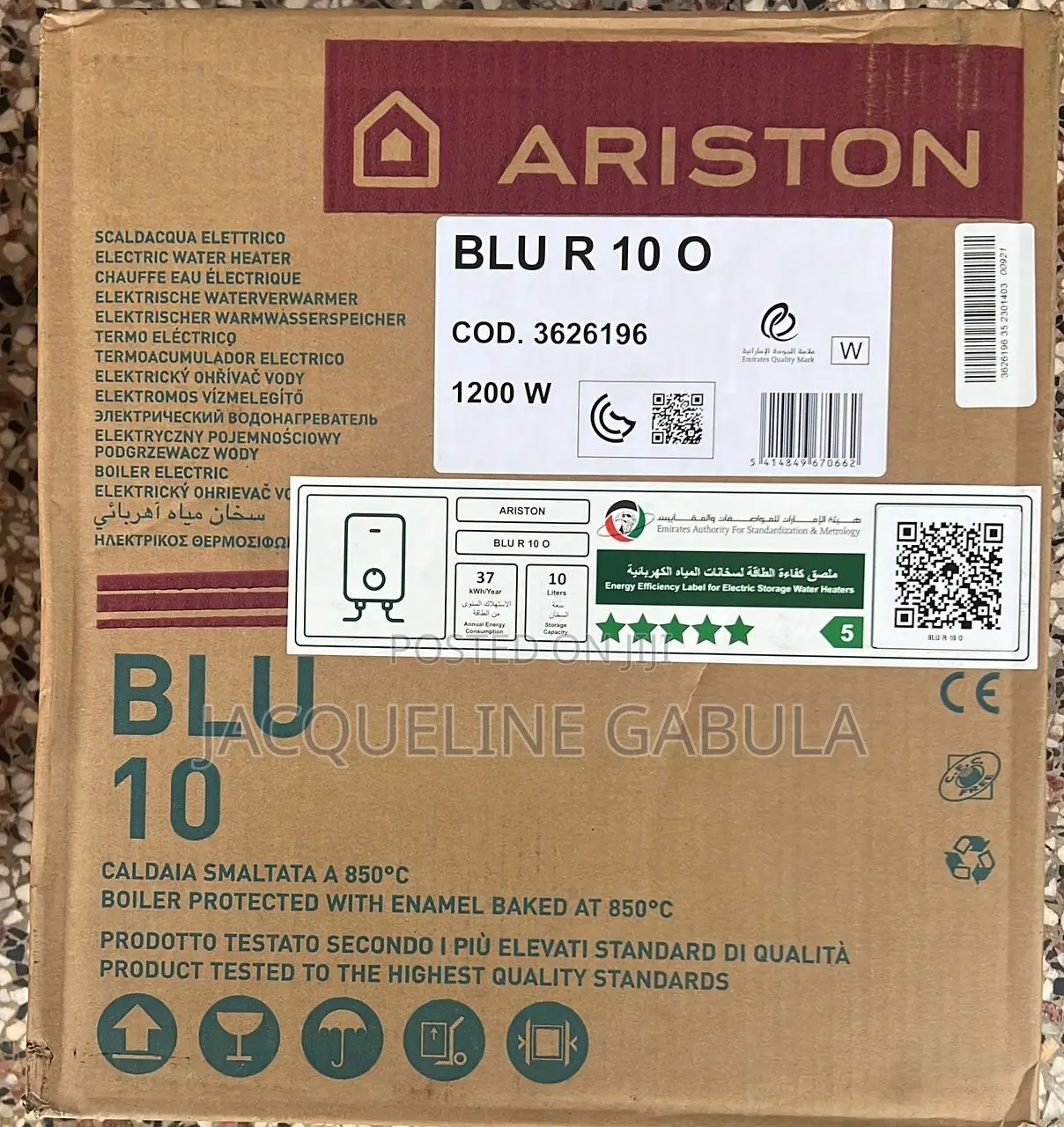 Water Heaters Ariston 10 LTRS