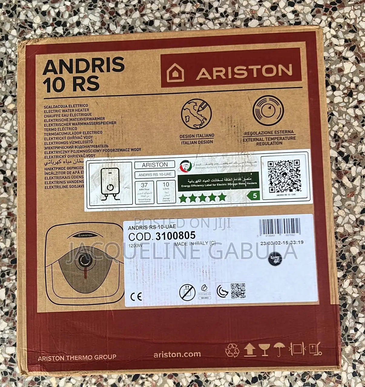 Water Heaters Ariston 10 LTRS