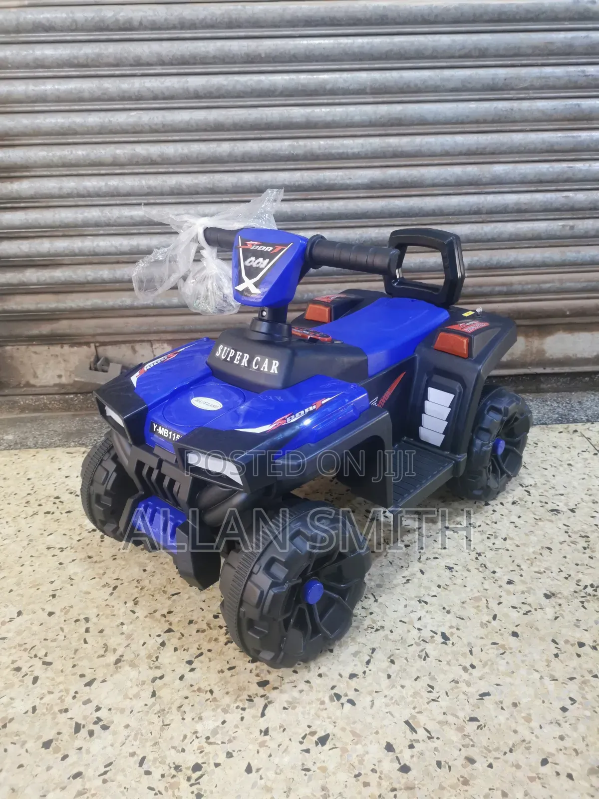 Kids Blue Rechargeable Motor Cars