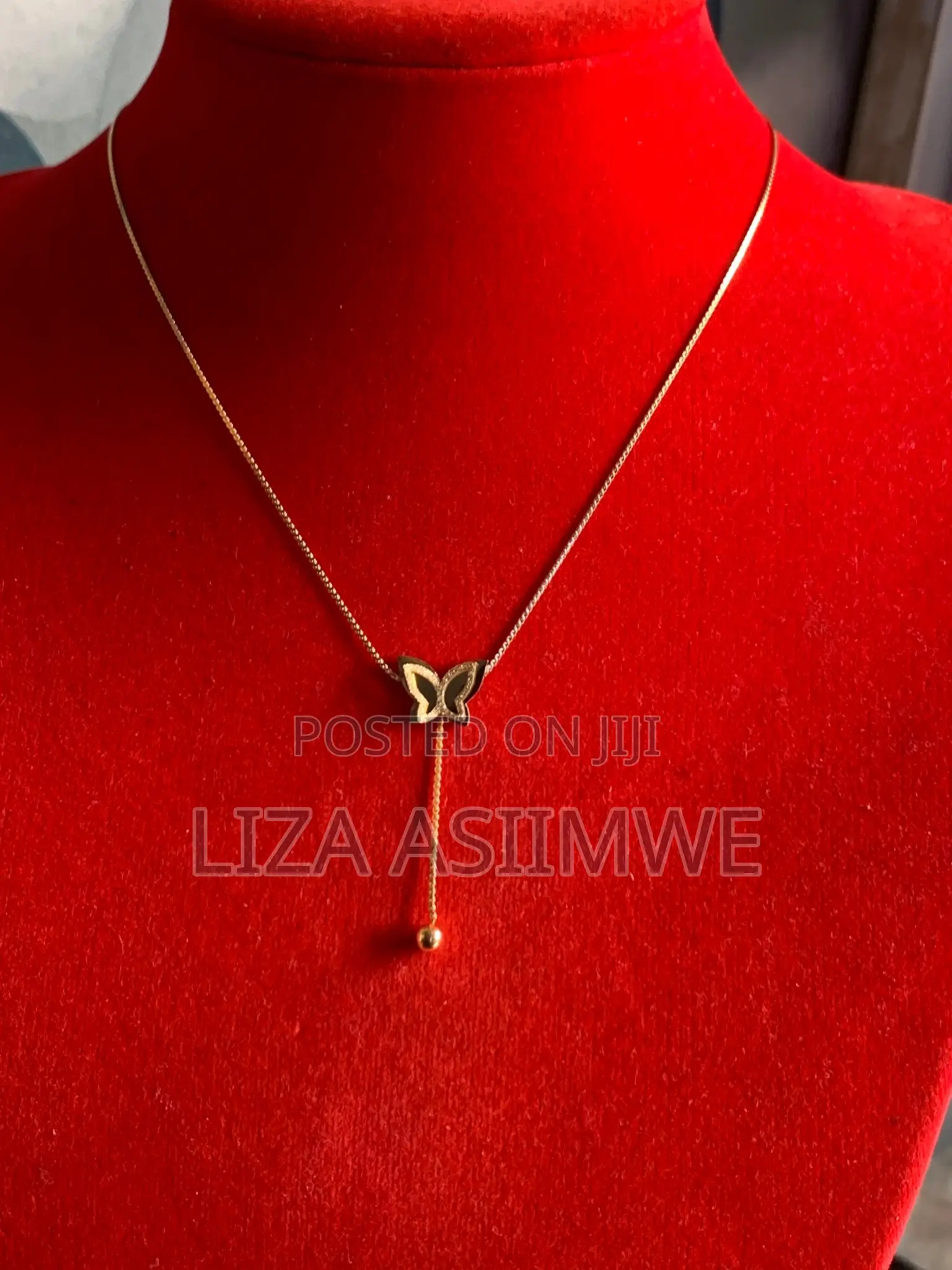 Butterfly Bliss Gold Necklace