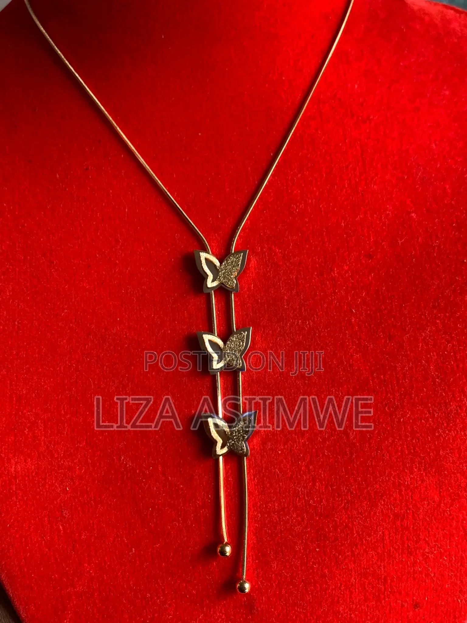 3 Step Butterfly Necklace