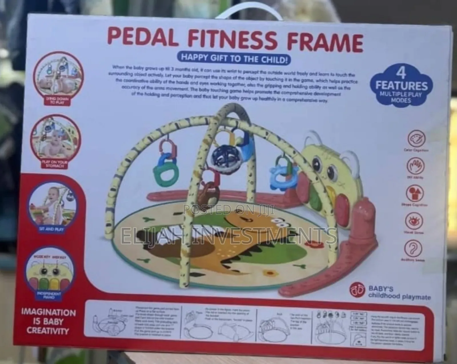Multiple Features Baby Fitness Pedal Frame