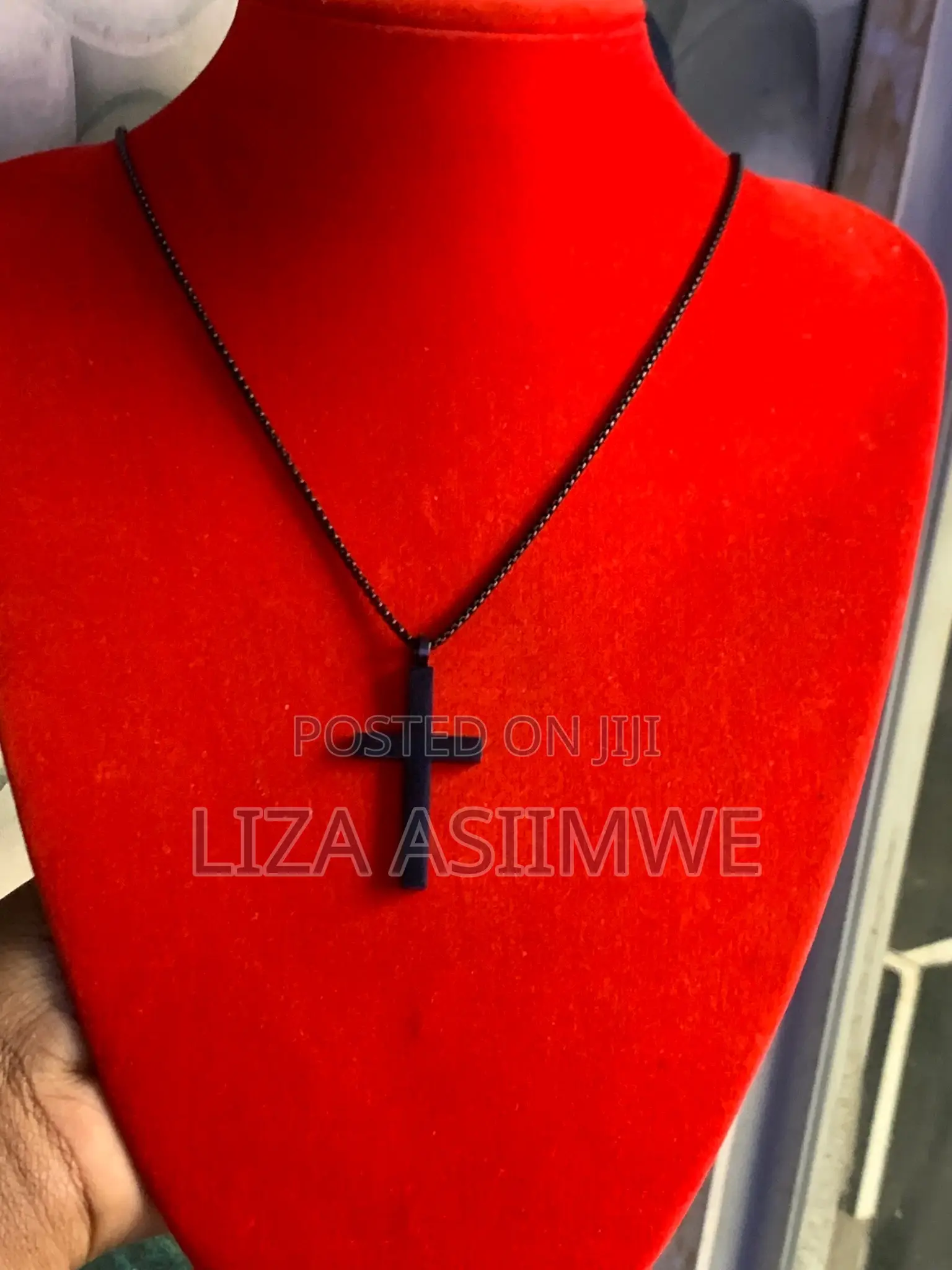 Templar Black Cross Necklace