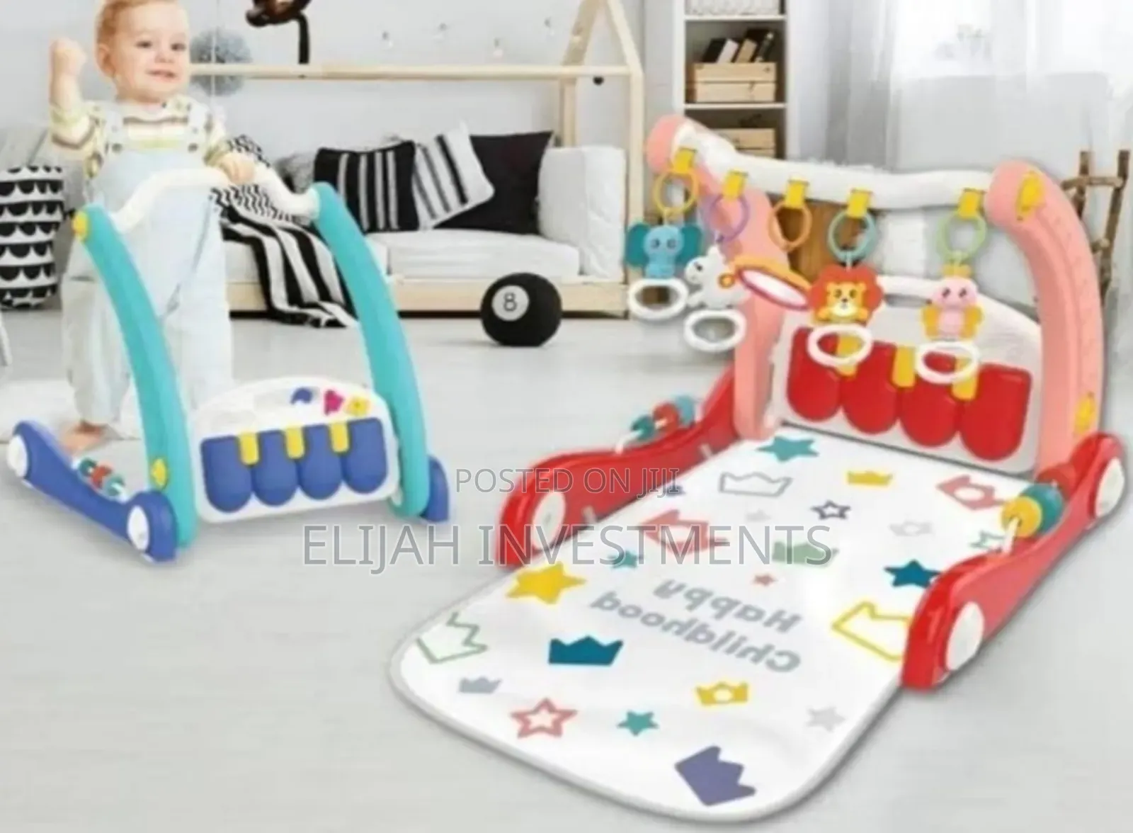 Luxurious Kids Baby Piano Rack and Walker