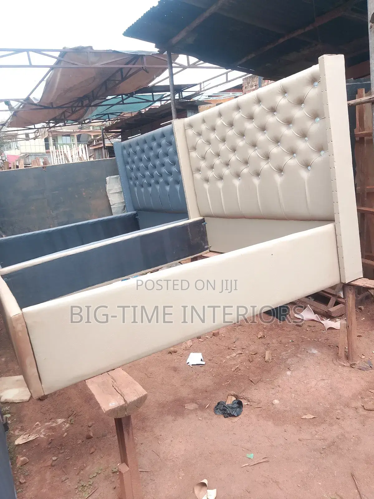 Elegant 5/6 Leather Dressed Beds
