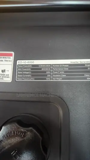 Silent Generator 6000 Watts