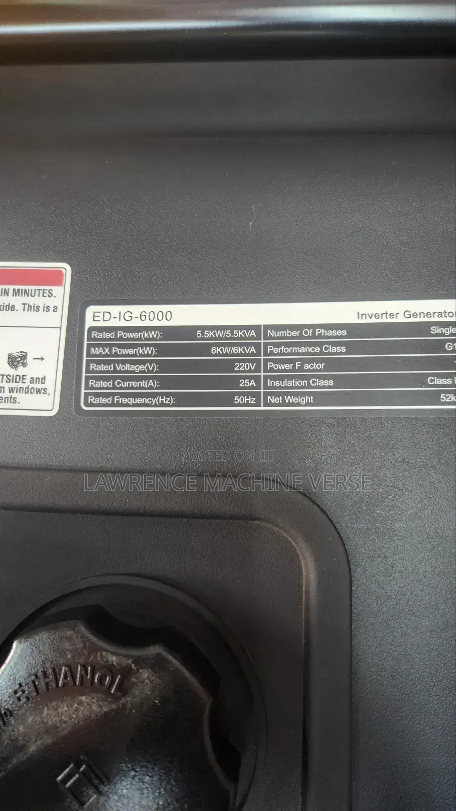 Silent Generator 6000 Watts