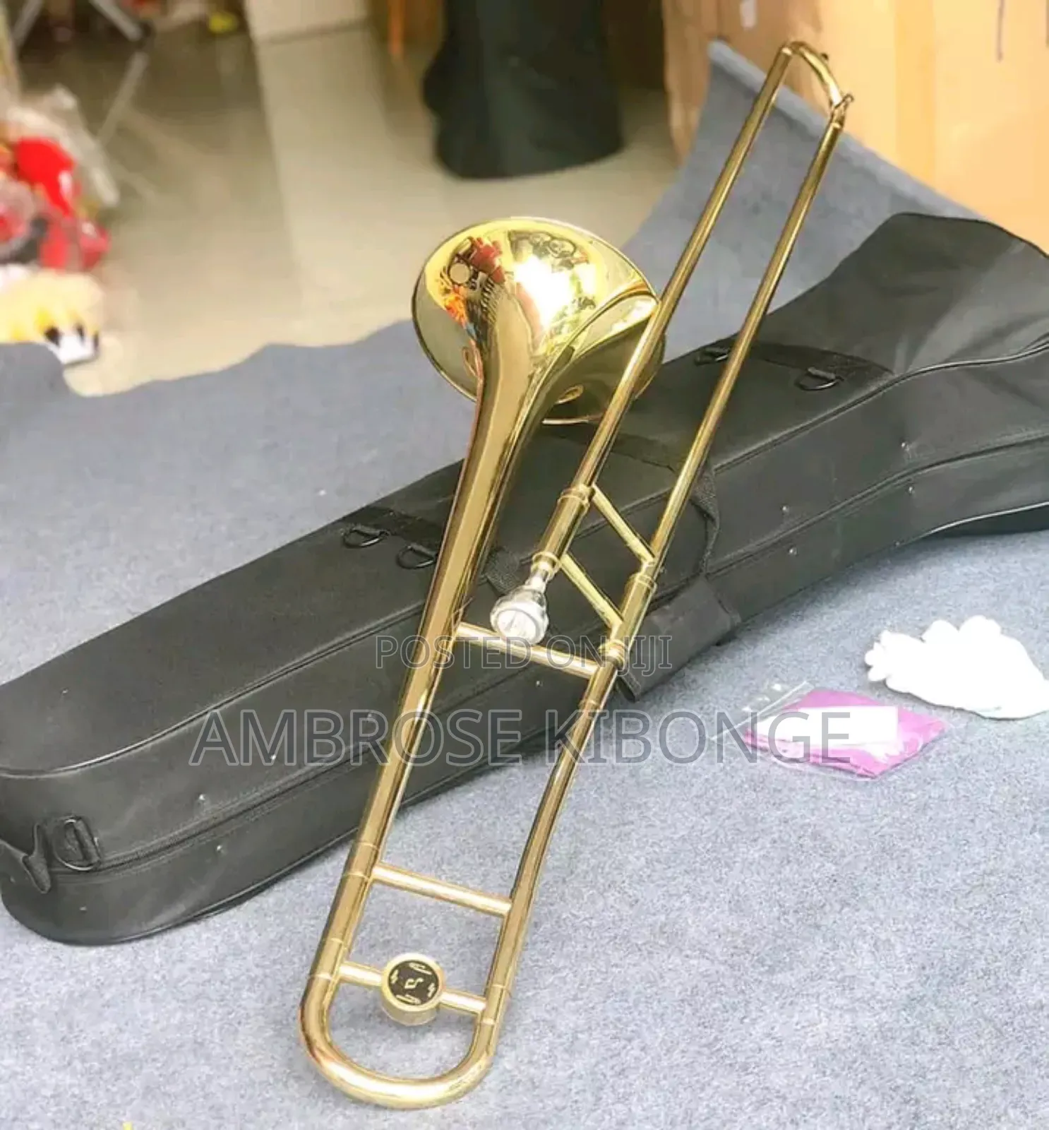 High Quality PREMIER England Bronze Trombone Full Package.