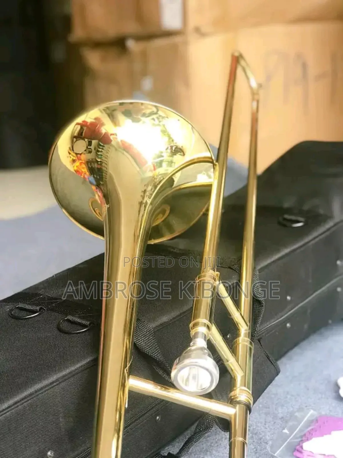 High Quality PREMIER England Bronze Trombone Full Package.