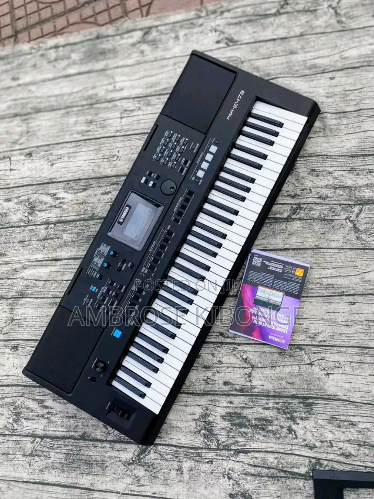 Original Version YAMAHA PSR E473 Electronic Keyboard Piano.