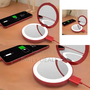 Portable Woman Led Mirror