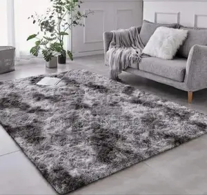 Patched Gray Center Carpet Medium 1.5*2meters