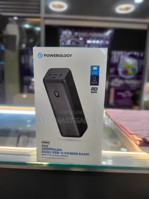 Powerology 30,000mah 60watts Pd Power Bank