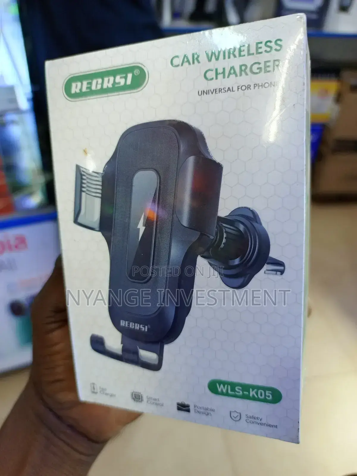 Car Phone Holder With Wireless Charging