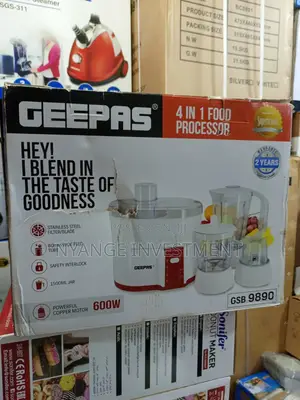 Geepas Food Processor. 4in1 Food Processor