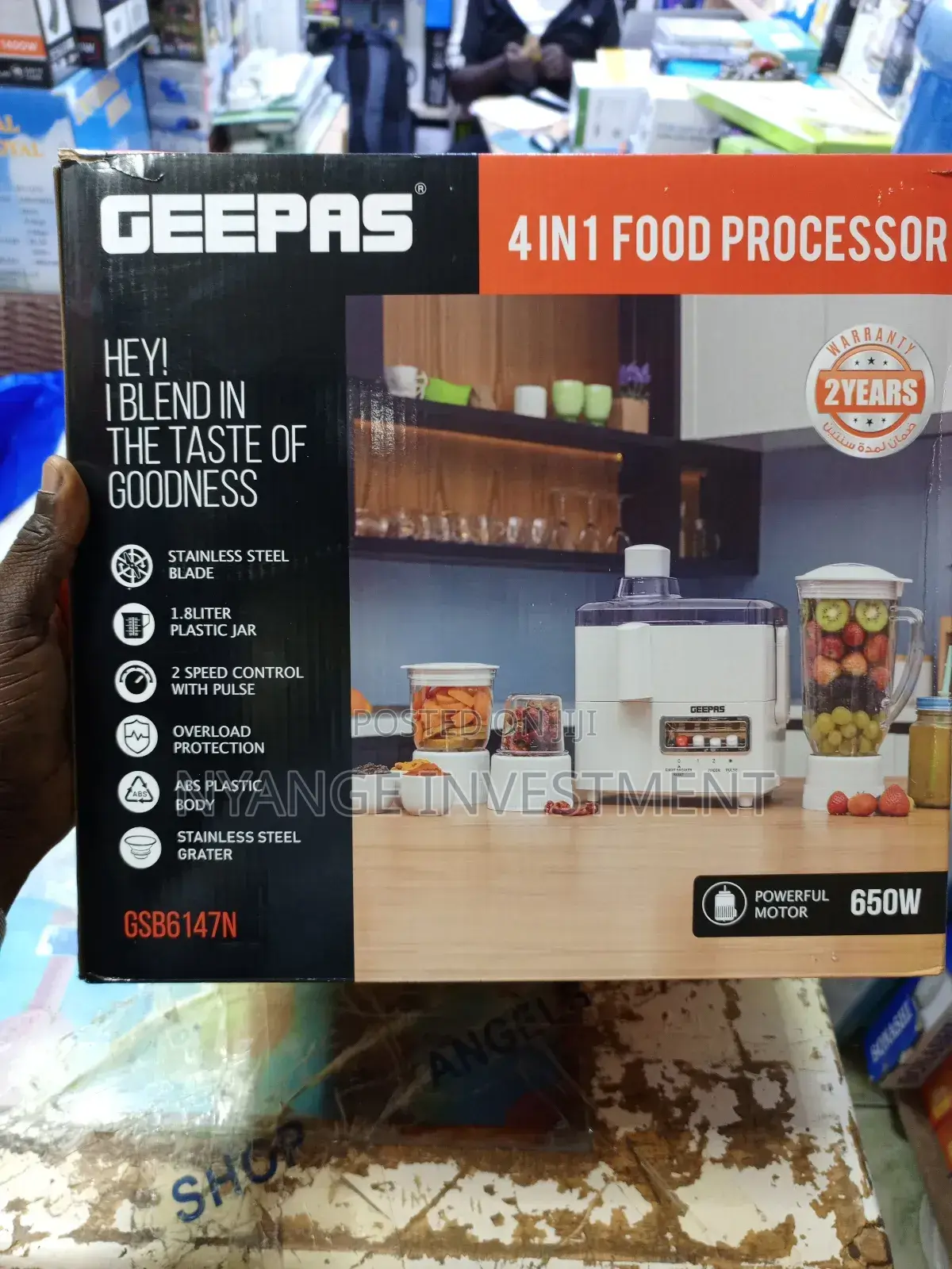 Food Processor by Geepas.