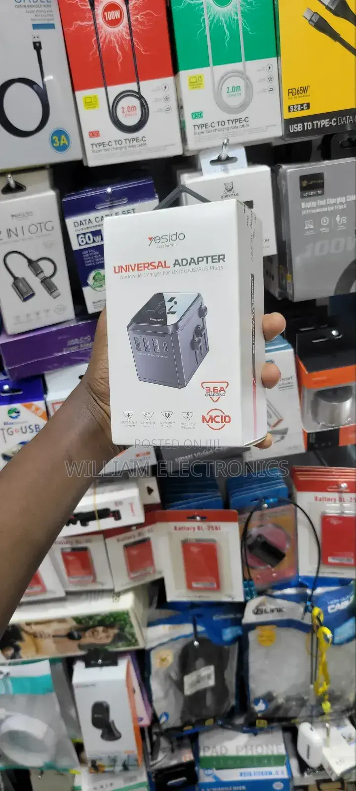 Yesido Universal Adapter/Worldwide Charger