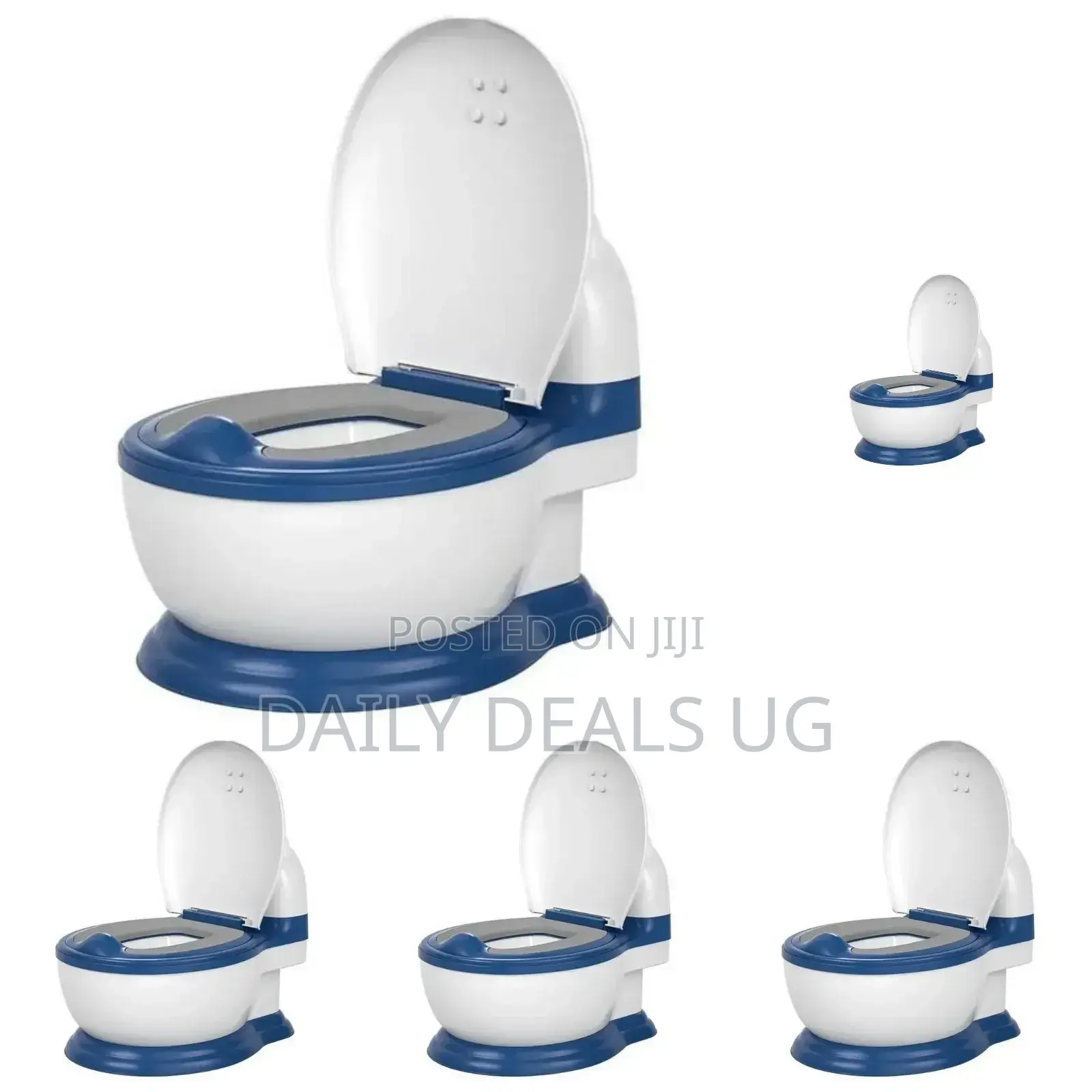 Blue and White Baby Toilet