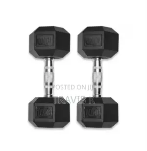 10kg Pair of Hex Dumbells