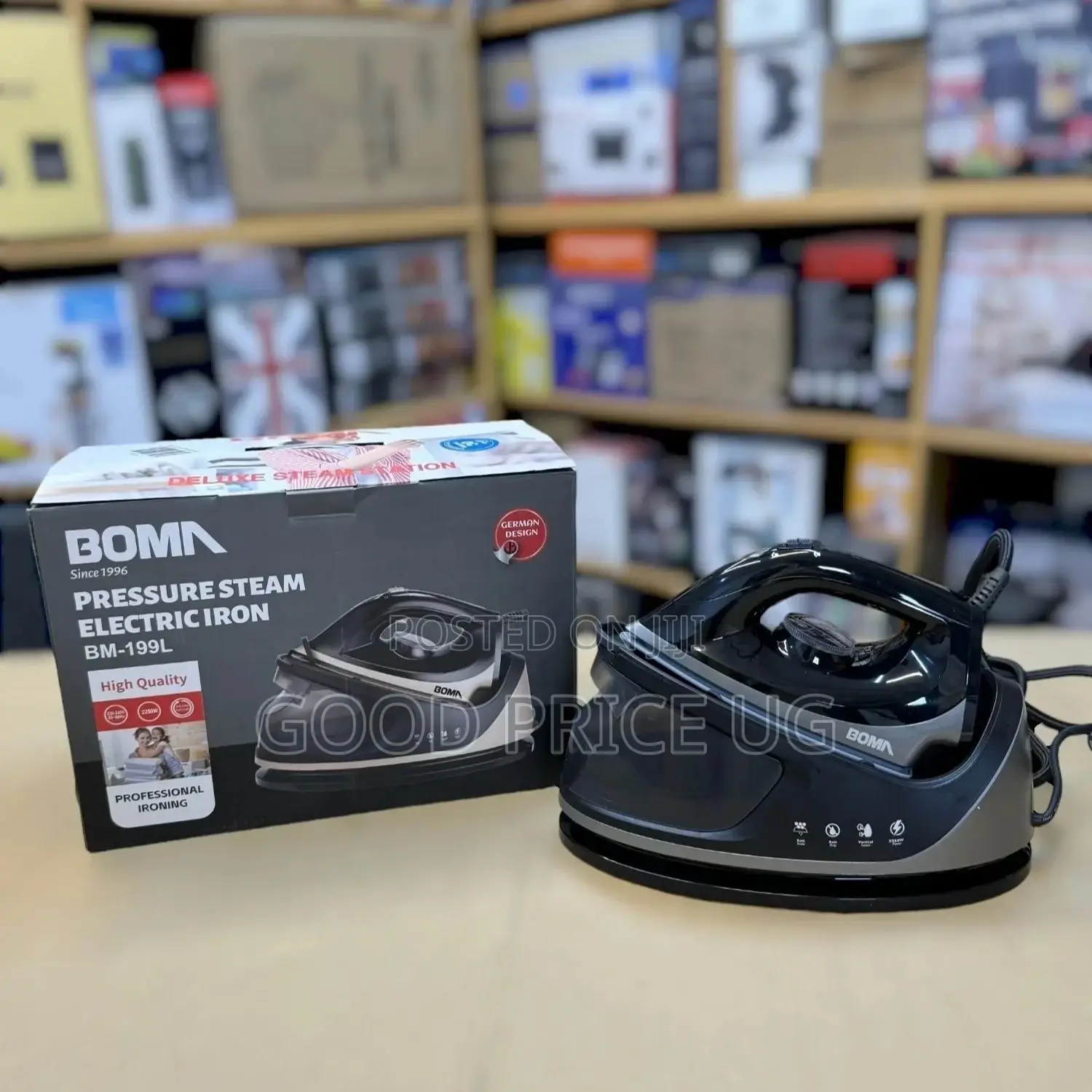 BOMA Pressure Steam Electric Iron