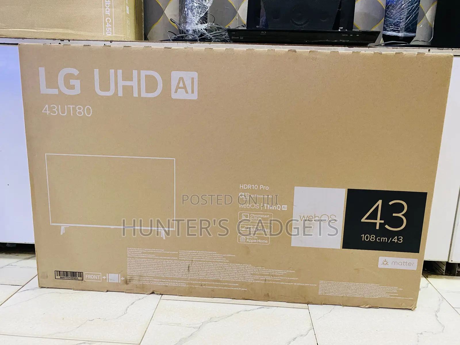 Lg 42 Inch Smart Uhd New Model Frameless Tv Brand New