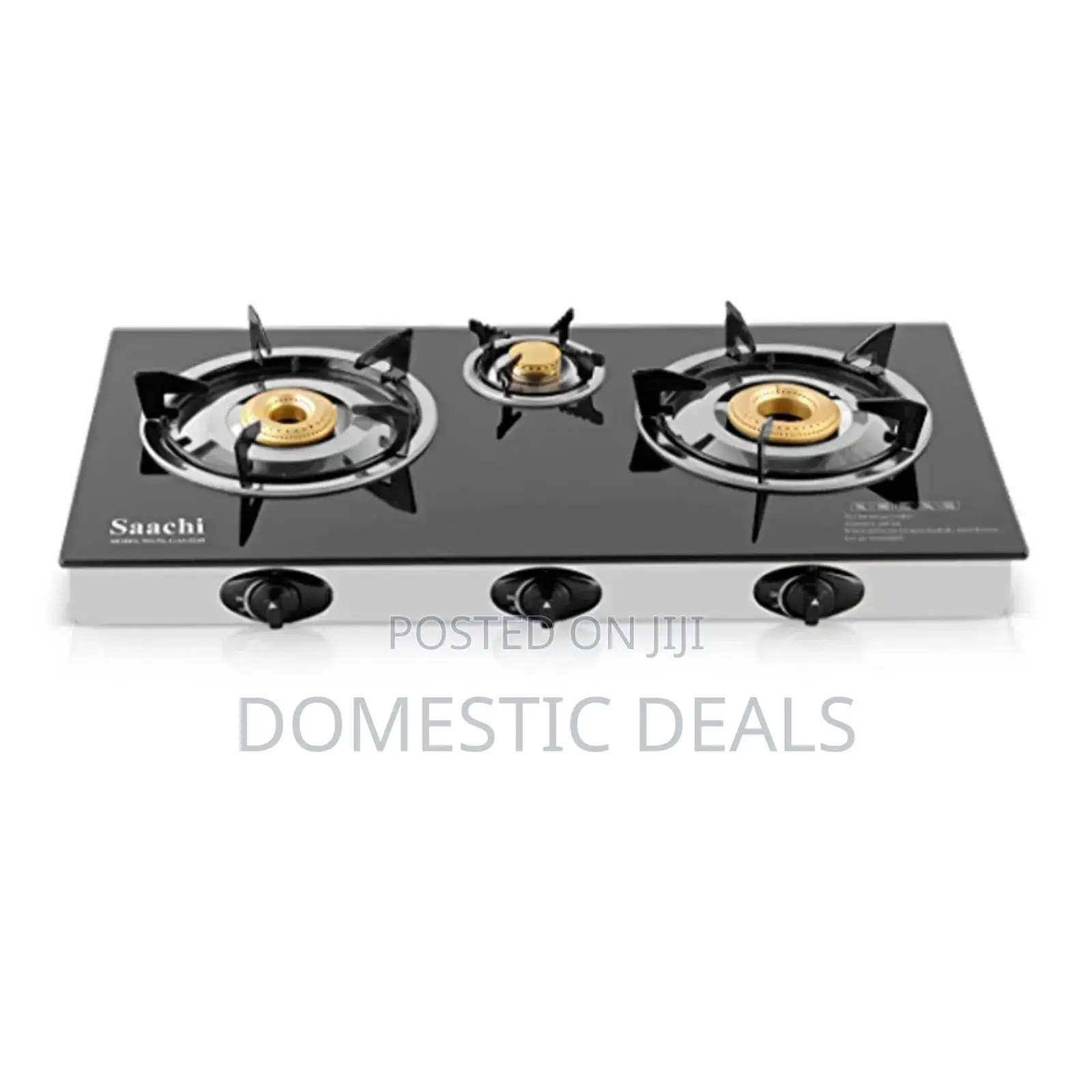 Saachi Gas Stove - Black