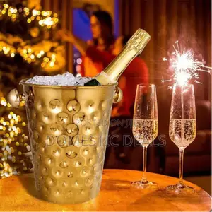 Creative Champagne Ice Bucket - Gold