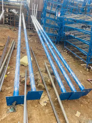 7meters Long,Solar Poles With Basements