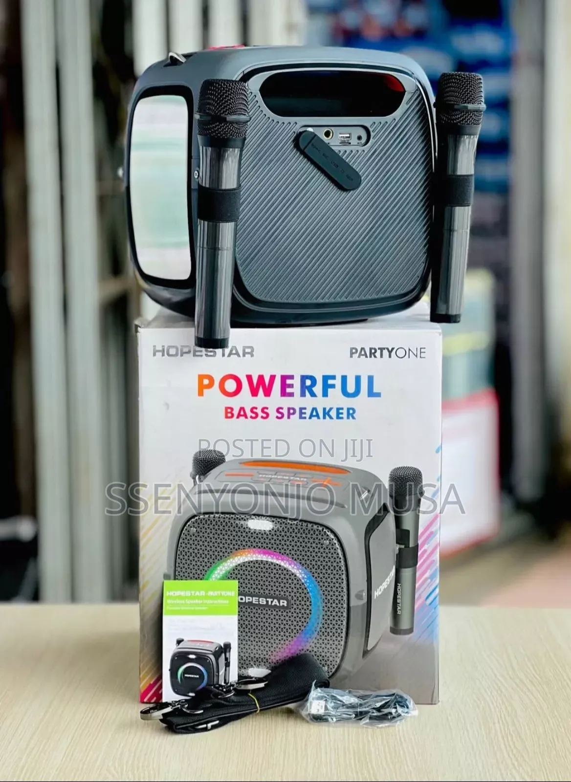 Hopestar Partyone 80w Bluetooth Speaker With Dual Mics"