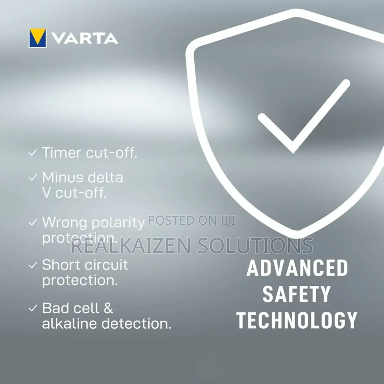VARTA Eco Battery Charger With 4 Rechargeable Batteries