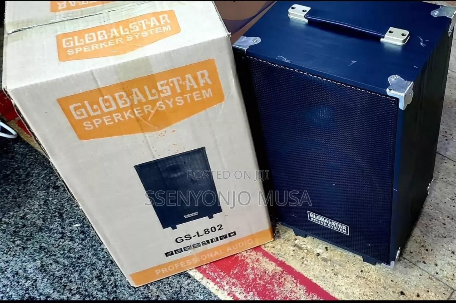 Globalstar Rechargeable Multimedia Speakers - Heavy Bass"