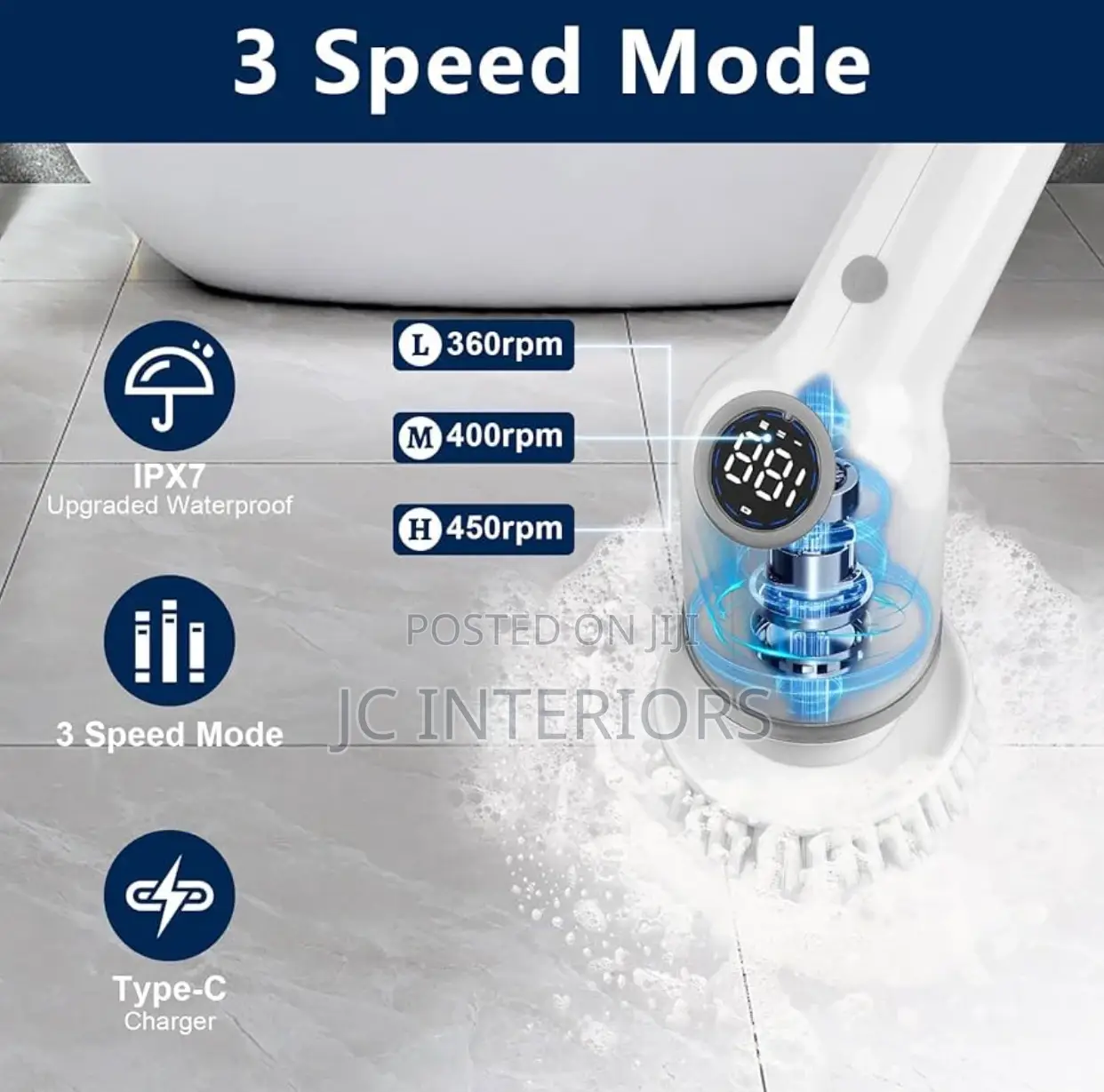 Electric Spin Scrubber