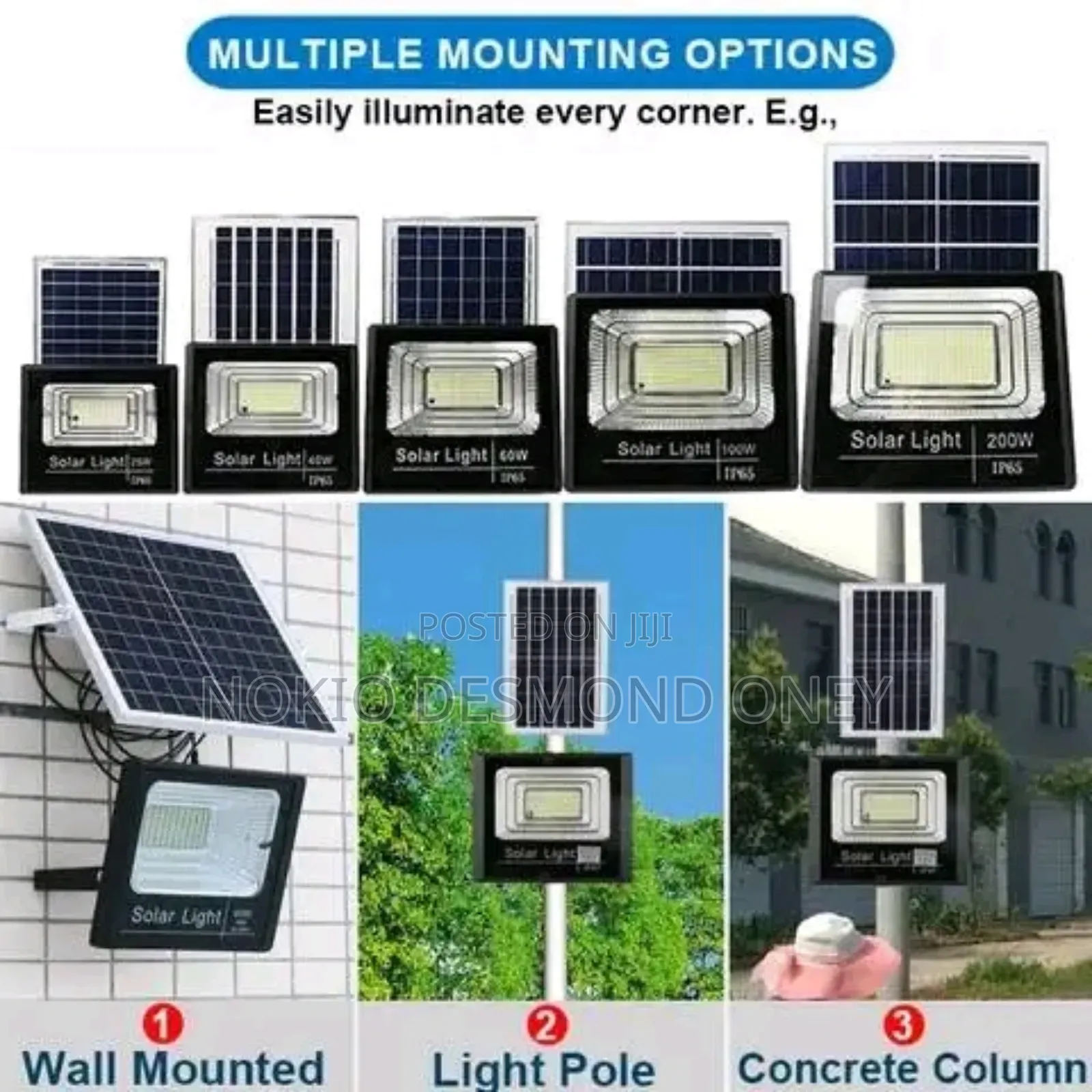 100 Watts Solar Flood Lights Available on Sale