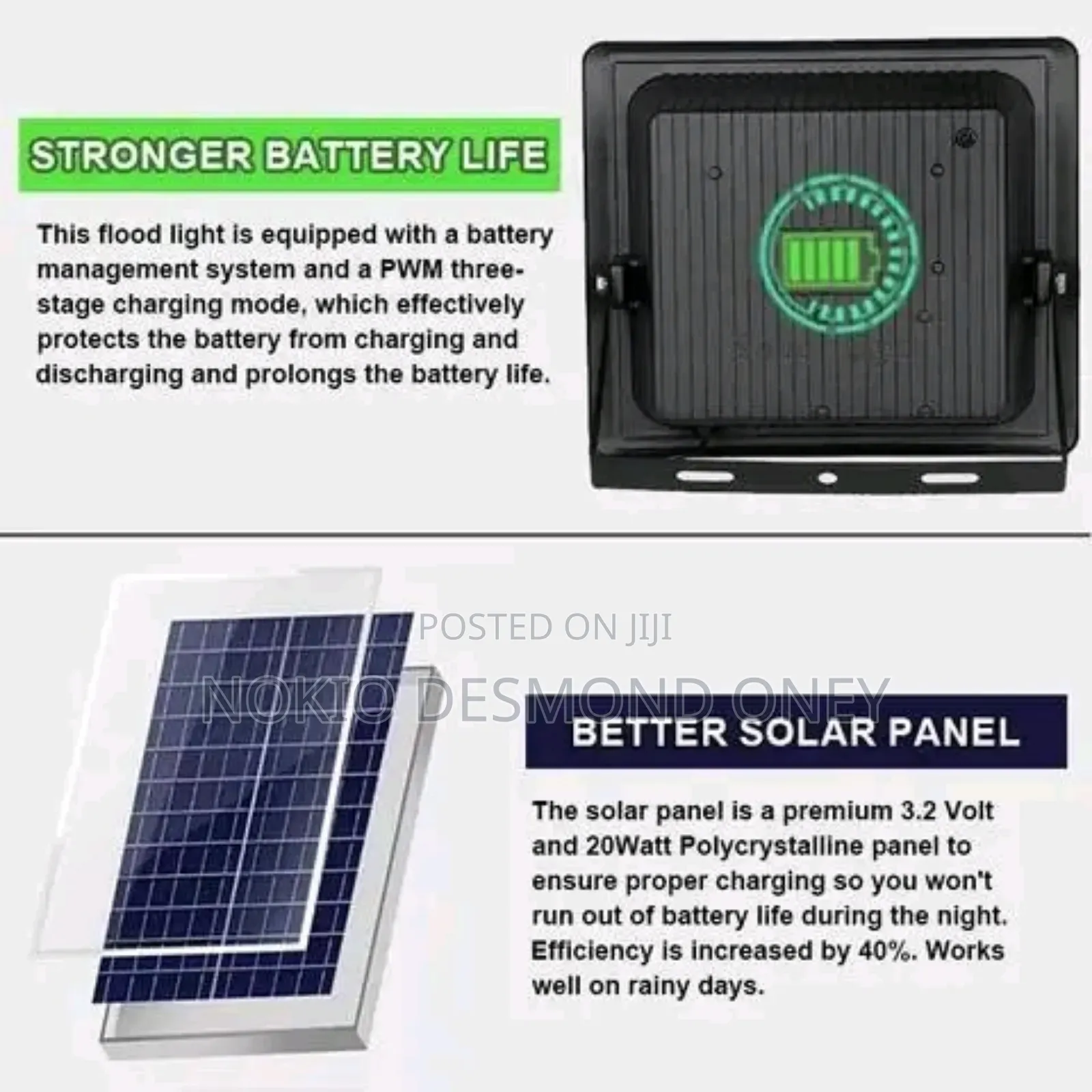 100 Watts Solar Flood Lights Available on Sale