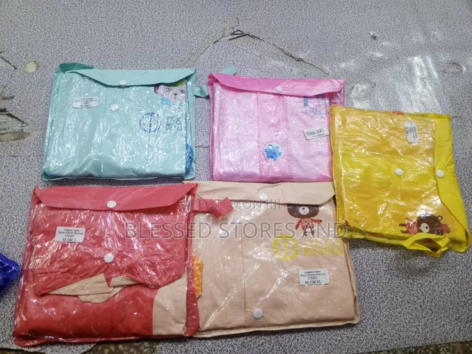 Kids Raincoats in Different Colours