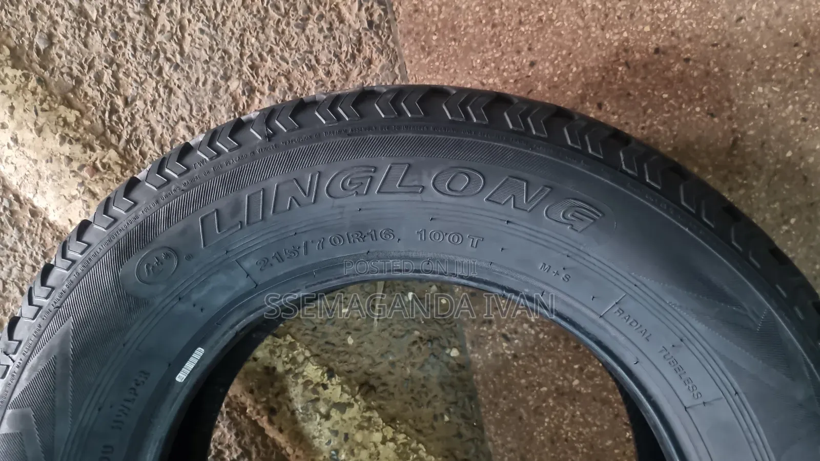 215/70r16 100t Slightly Used Linglong Tyres
