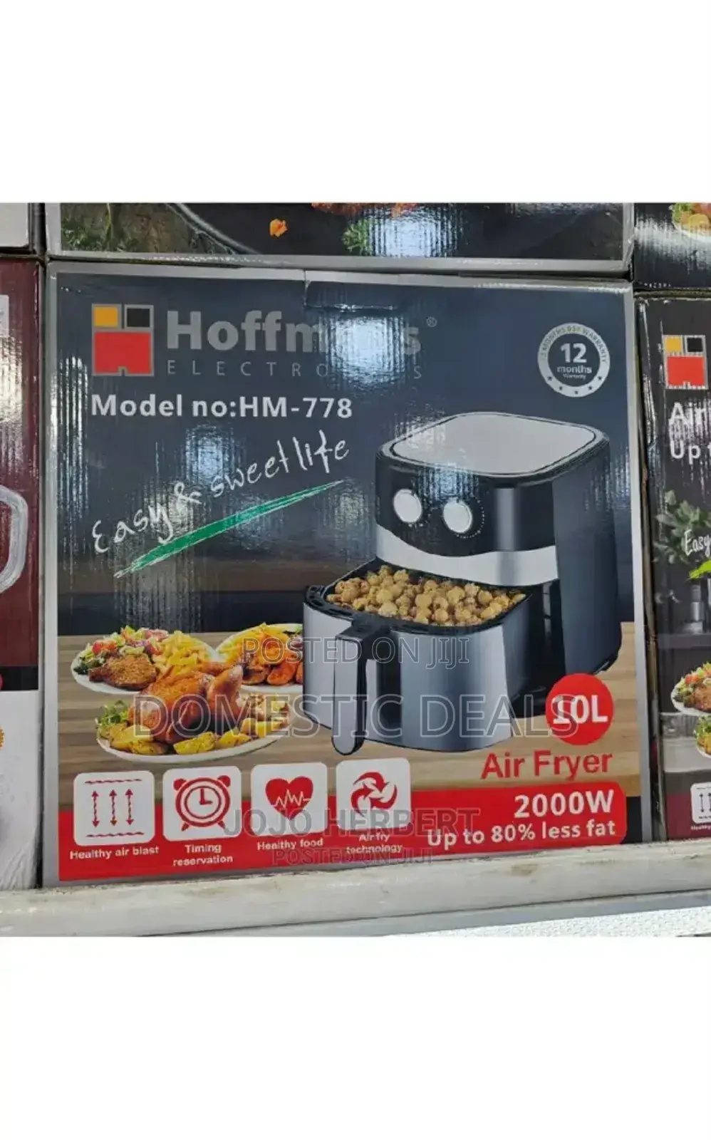 Hoffman 8.0litres Electric Air Fryer