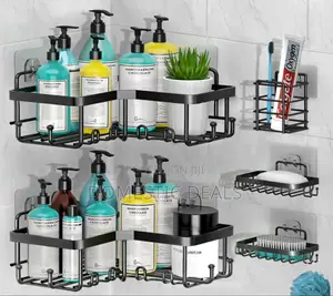 5pcs Corner Caddy Shower Set