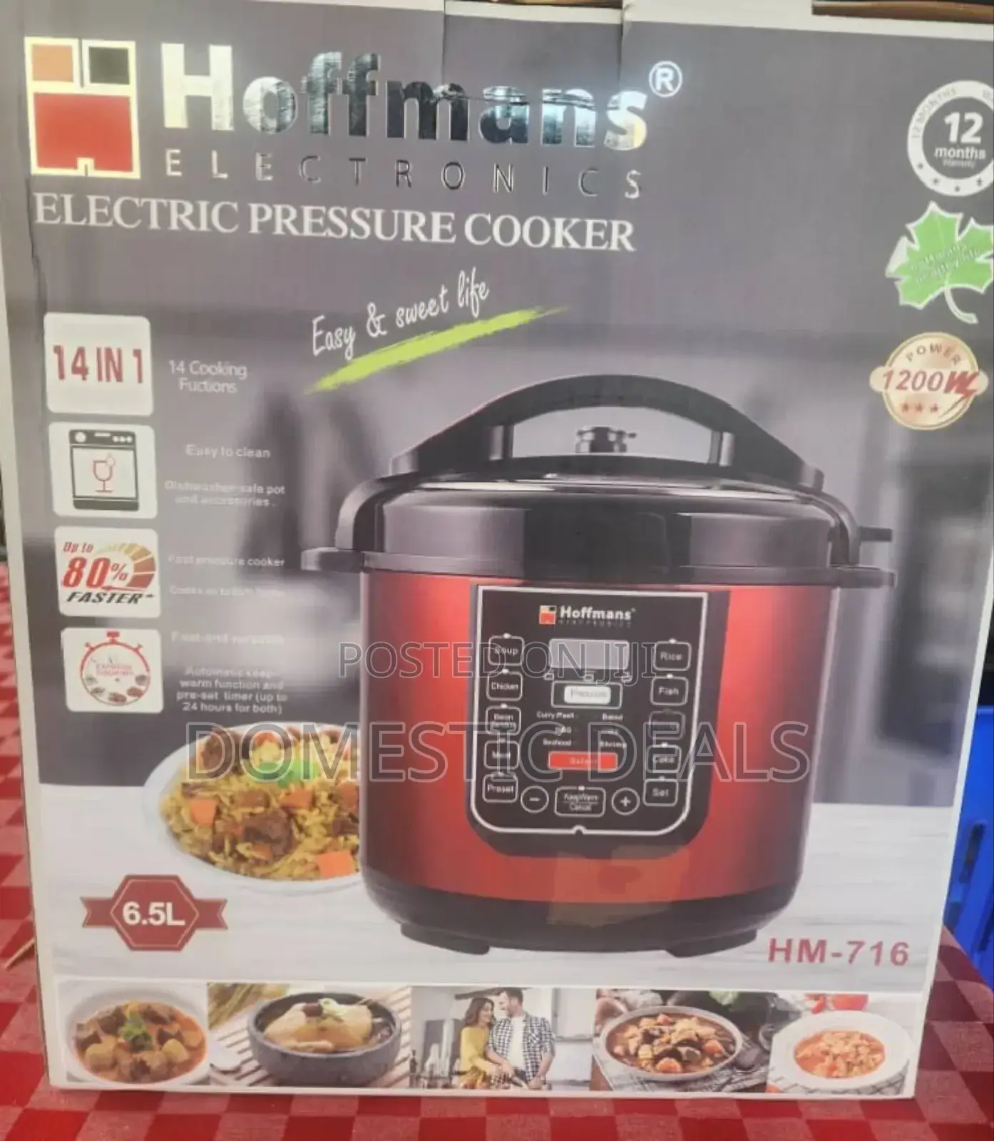 Hoffman 14in1 Pressure Cooker