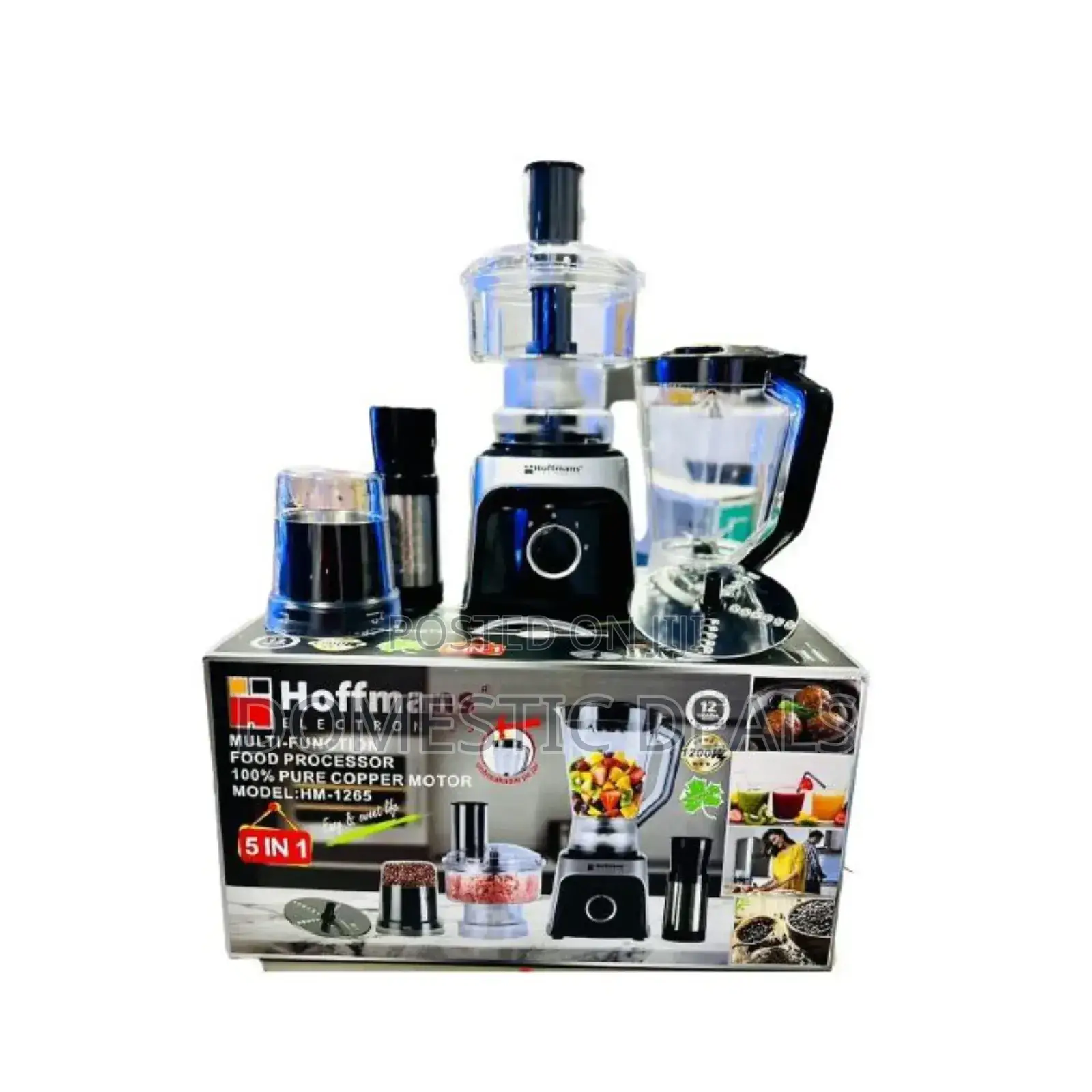 Hoffmans 5in1 Multifunctional Blender Food Processor