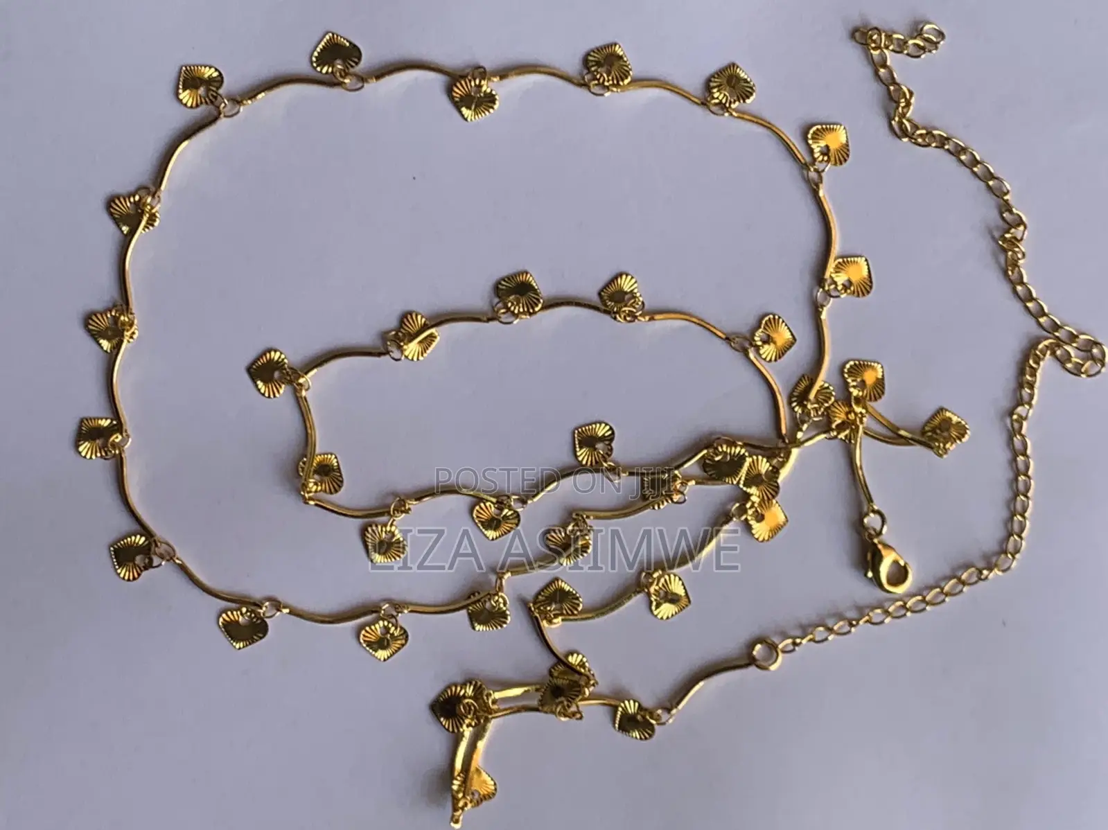Waist Chain With Heart Charms