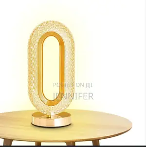 Oval Crystal Led Table Lamp.