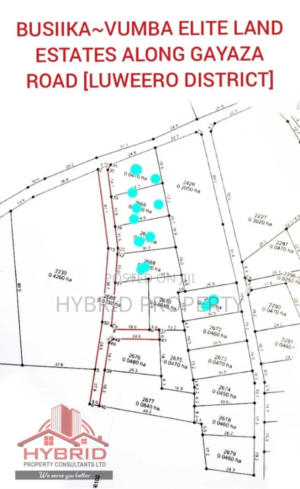 Prime Plots for Sale at Busiika~Vumba Elite Estate~Gayaza Rd
