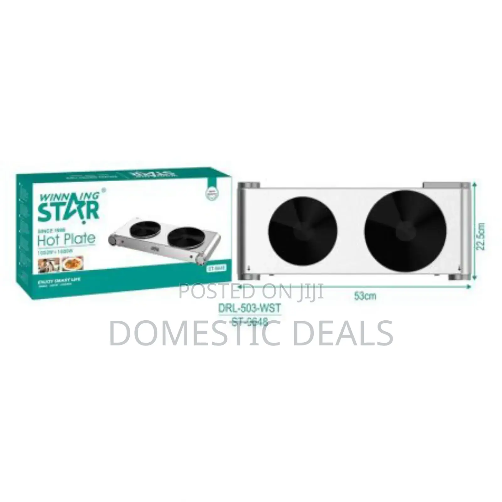 Winningstar Double Burner Heater Hotplate