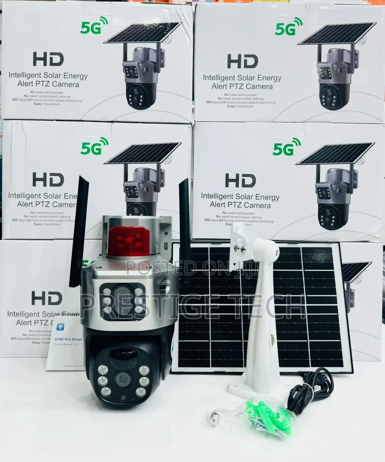 4g Sim Card Intelligent Solar Ptz Camera With Dual Lens