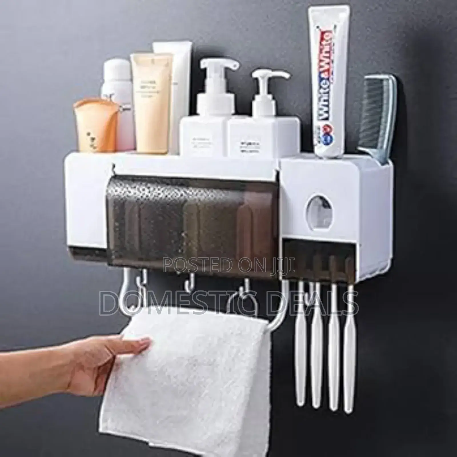 Multifunctional Toothbrush Holder Paste Dispenser