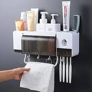 Multifunctional Toothbrush Holder Paste Dispenser